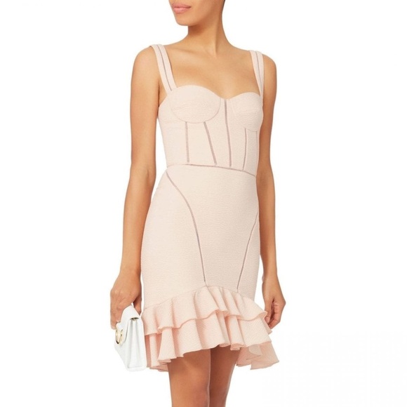 Jonathan Simkhai Seersucker Bustier Mini Dress - Picture 2 of 14